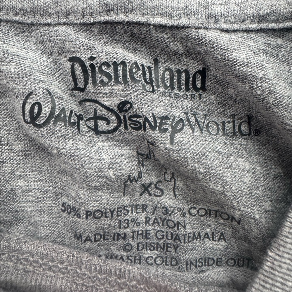 Disneyland Mickey & Minnie Rhinestone Tee Size XS - Picture 4 of 4